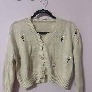 Thrifted cardigan